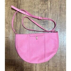 Foley + Corinna hot pink crescent bag
